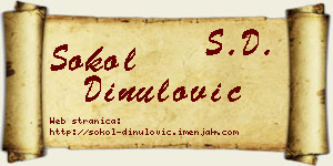 Sokol Dinulović vizit kartica